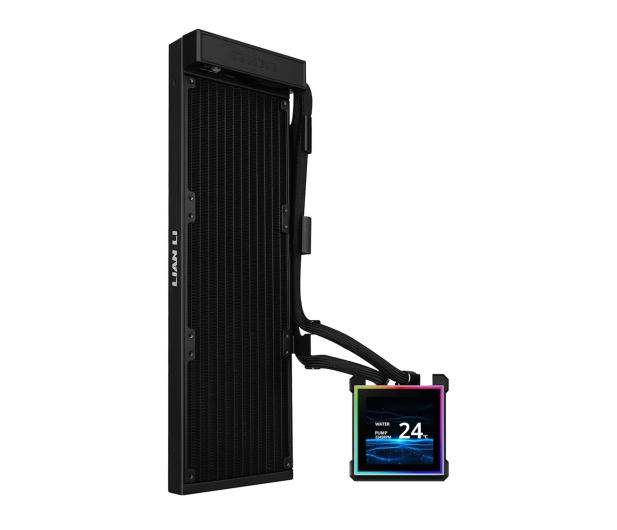 Lian Li HydroShift II LCD-S 360N RGB LCD Fanless Black 360mm - 1486799 - zdjęcie 3